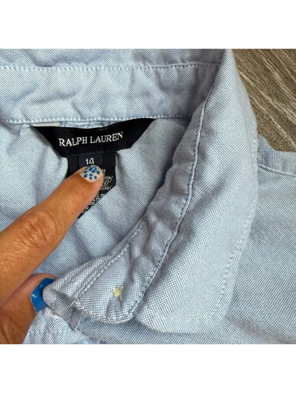 Ralph Lauren Girls Oxford Dress